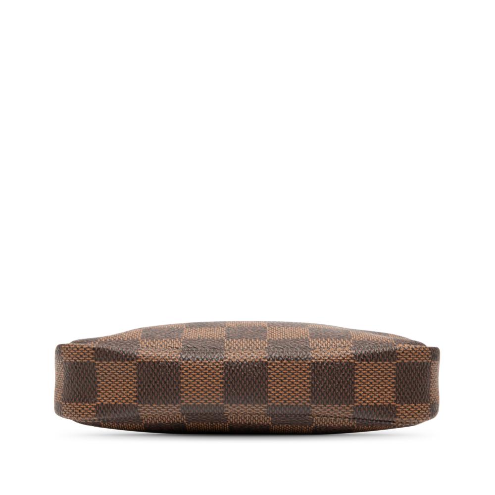 Louis Vuitton AB Louis Vuitton Brown Damier Canvas Fabric Damier Ebene Mini Pochette Accessoires France