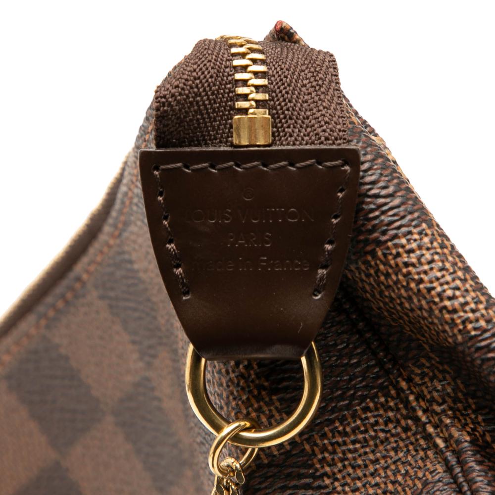 Louis Vuitton AB Louis Vuitton Brown Damier Canvas Fabric Damier Ebene Mini Pochette Accessoires France