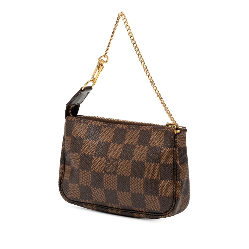 Louis Vuitton Brown Damier Ebene Trunks and Bags Mini Pochette Accessoires France