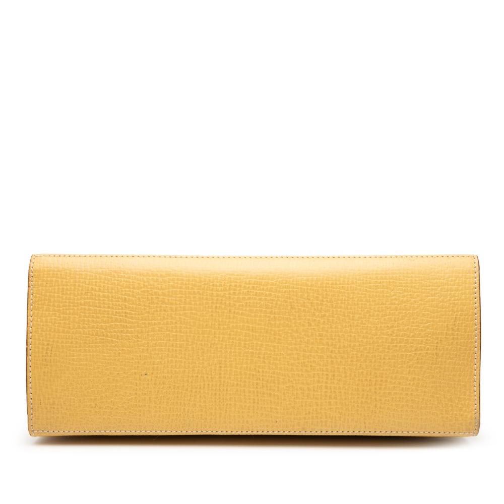 Loewe B LOEWE Yellow Calf Leather Tote Italy