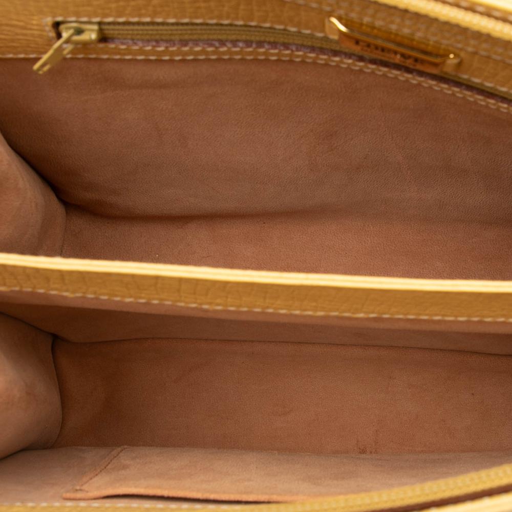 Loewe B LOEWE Yellow Calf Leather Tote Italy