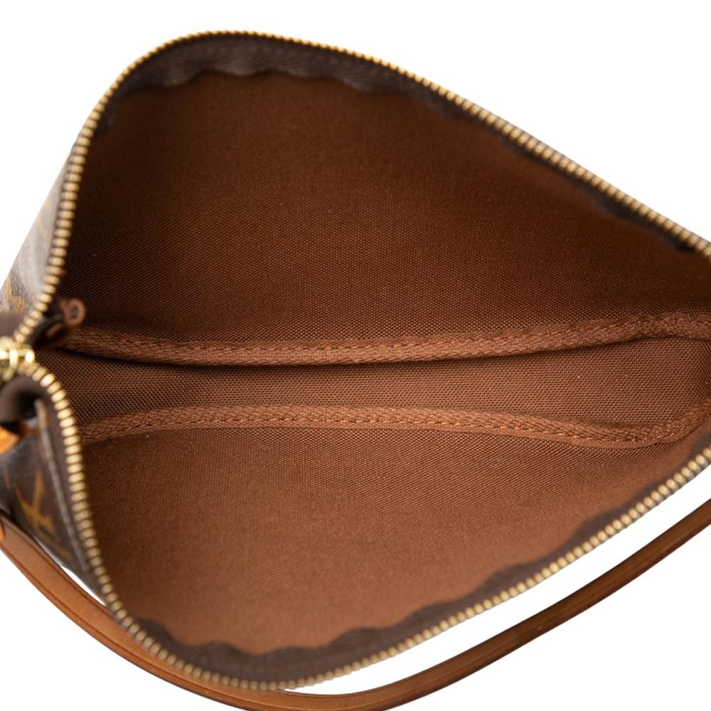 Louis Vuitton B Louis Vuitton Brown Monogram Canvas Fabric Monogram Pochette Accessoires France