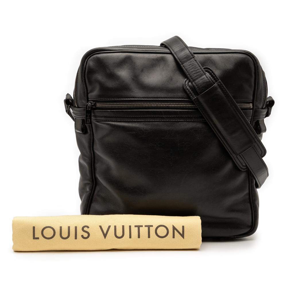 Louis Vuitton B Louis Vuitton Black Calf Leather Monogram Laser Clarkson Spain
