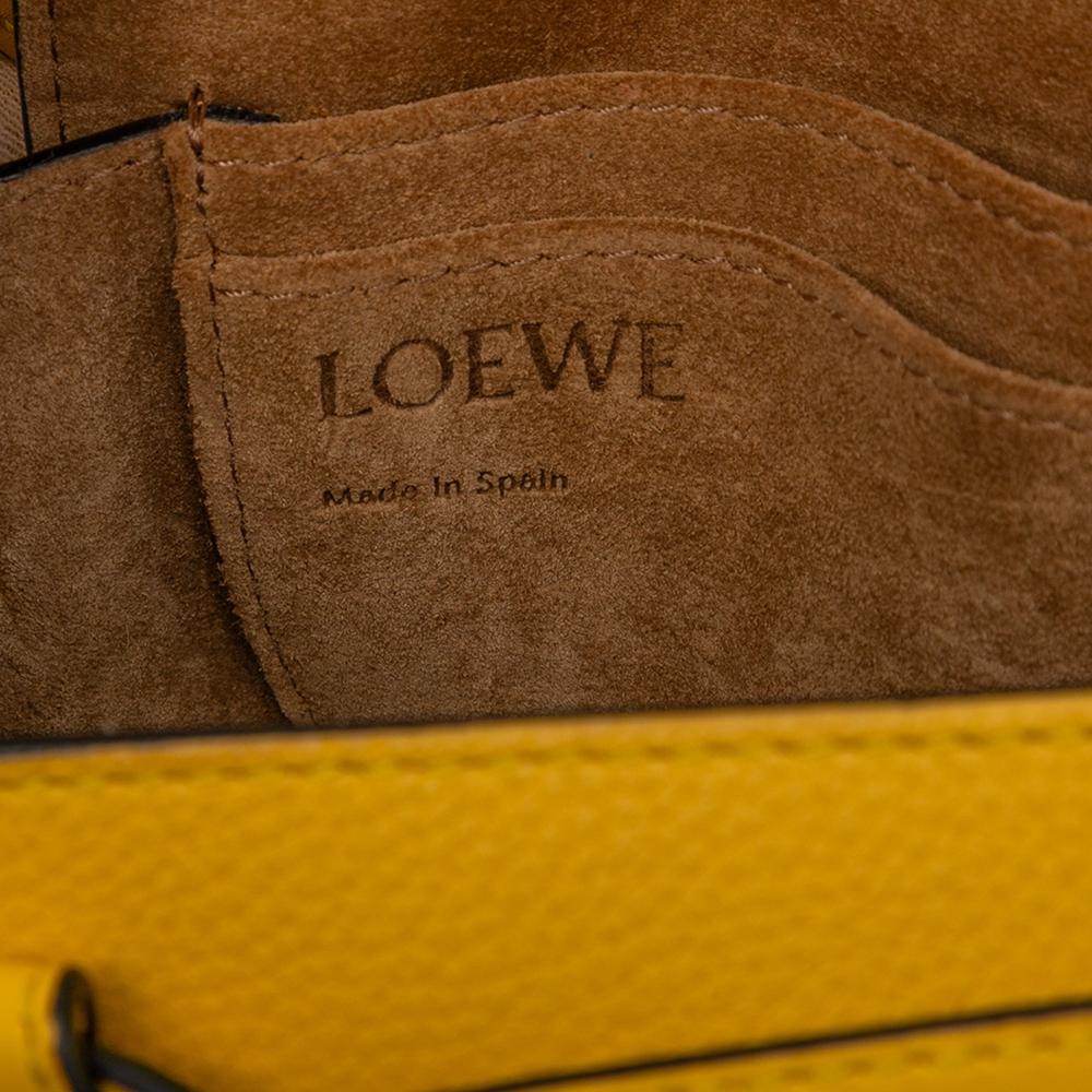 Loewe AB LOEWE Yellow Mustard Calf Leather Mini Gate Crossbody Spain