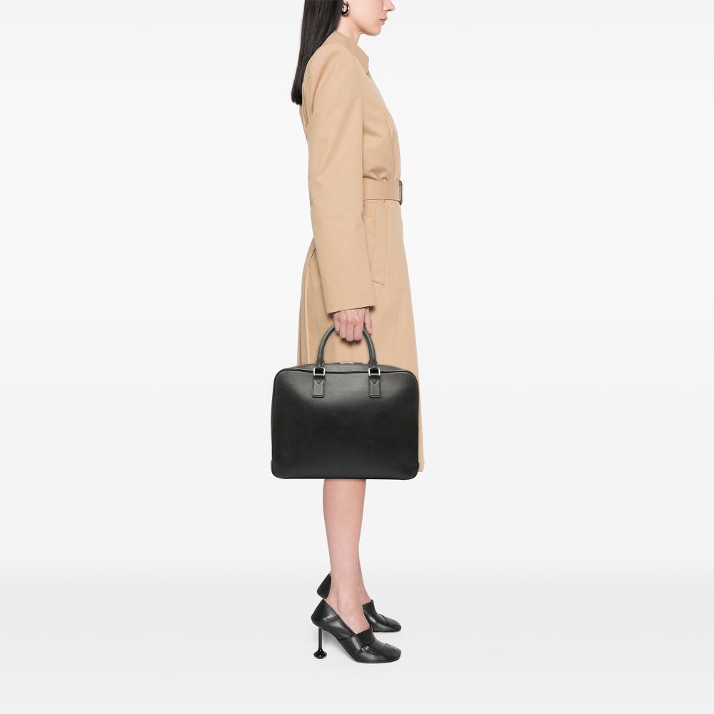 Louis Vuitton B Louis Vuitton Black Taiga Leather Leather Taiga Neo Igor Briefcase France