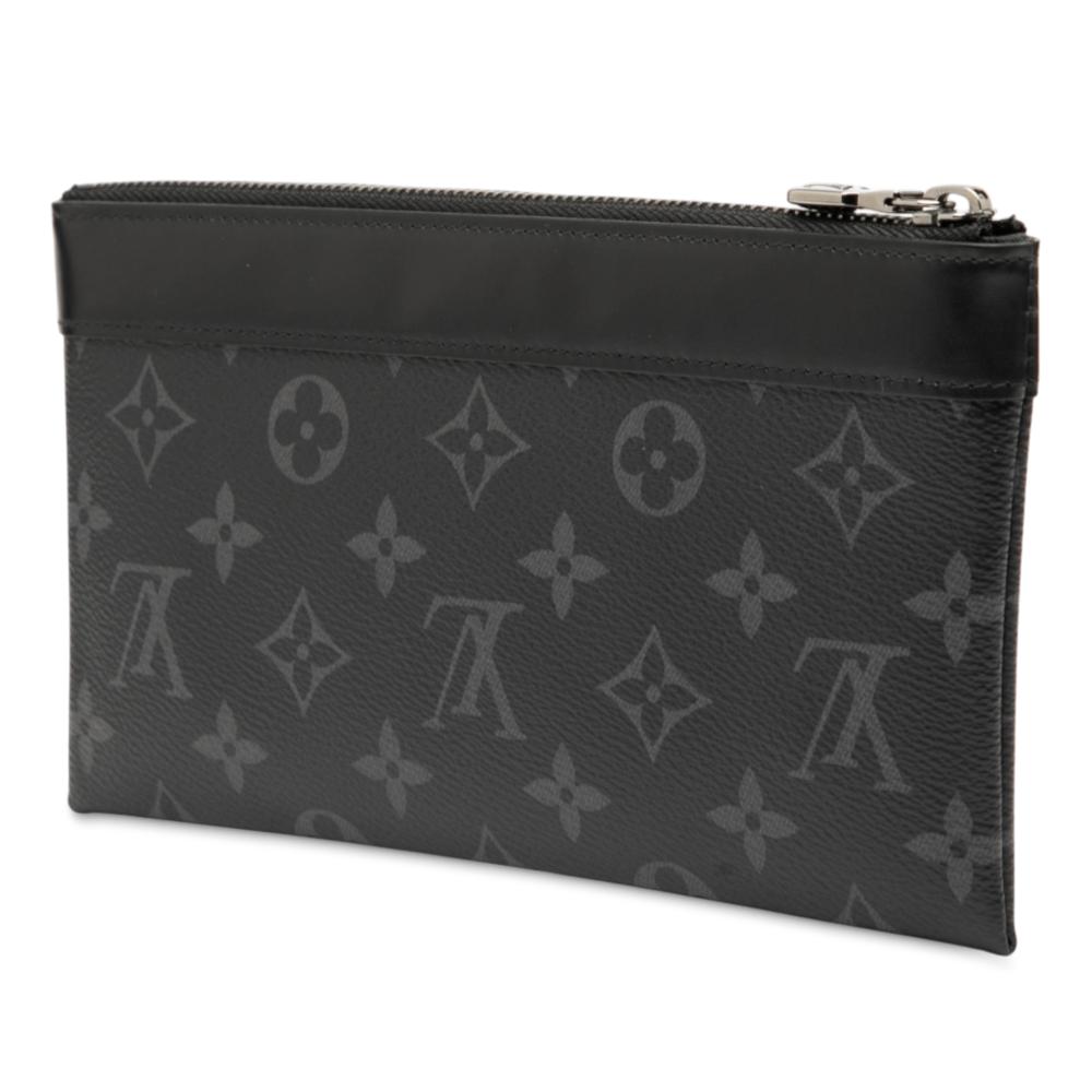 Louis Vuitton B Louis Vuitton Black Monogram Canvas Fabric Monogram Taigarama Pochette Discovery PM France