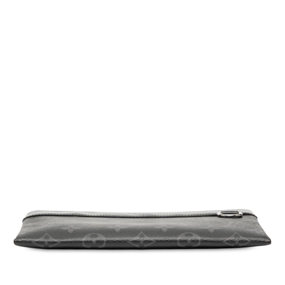 Louis Vuitton B Louis Vuitton Black Monogram Canvas Fabric Monogram Taigarama Pochette Discovery PM France