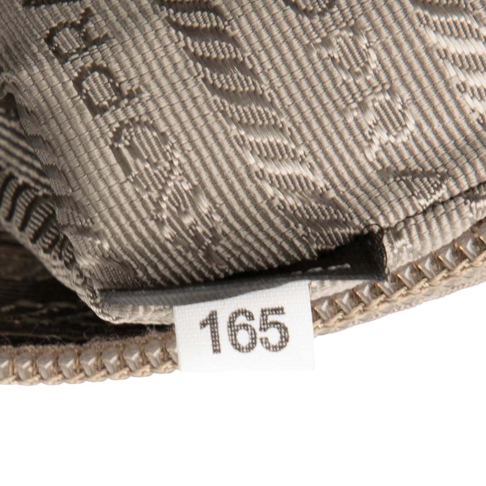 Prada AB Prada Brown Taupe Nylon Fabric Tessuto Clutch China