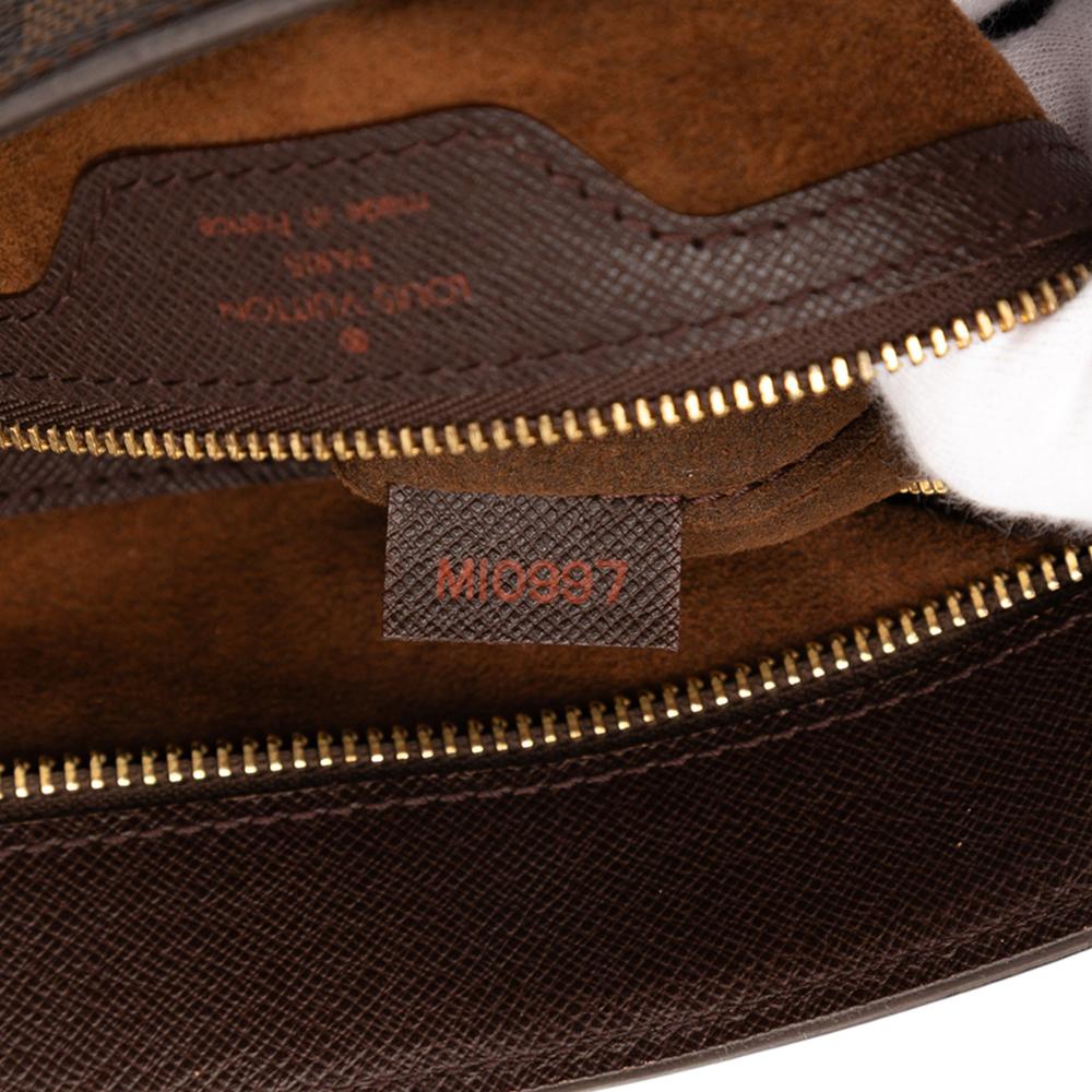 Louis Vuitton B Louis Vuitton Brown Damier Canvas Fabric Damier Ebene Venice Sac Plat France