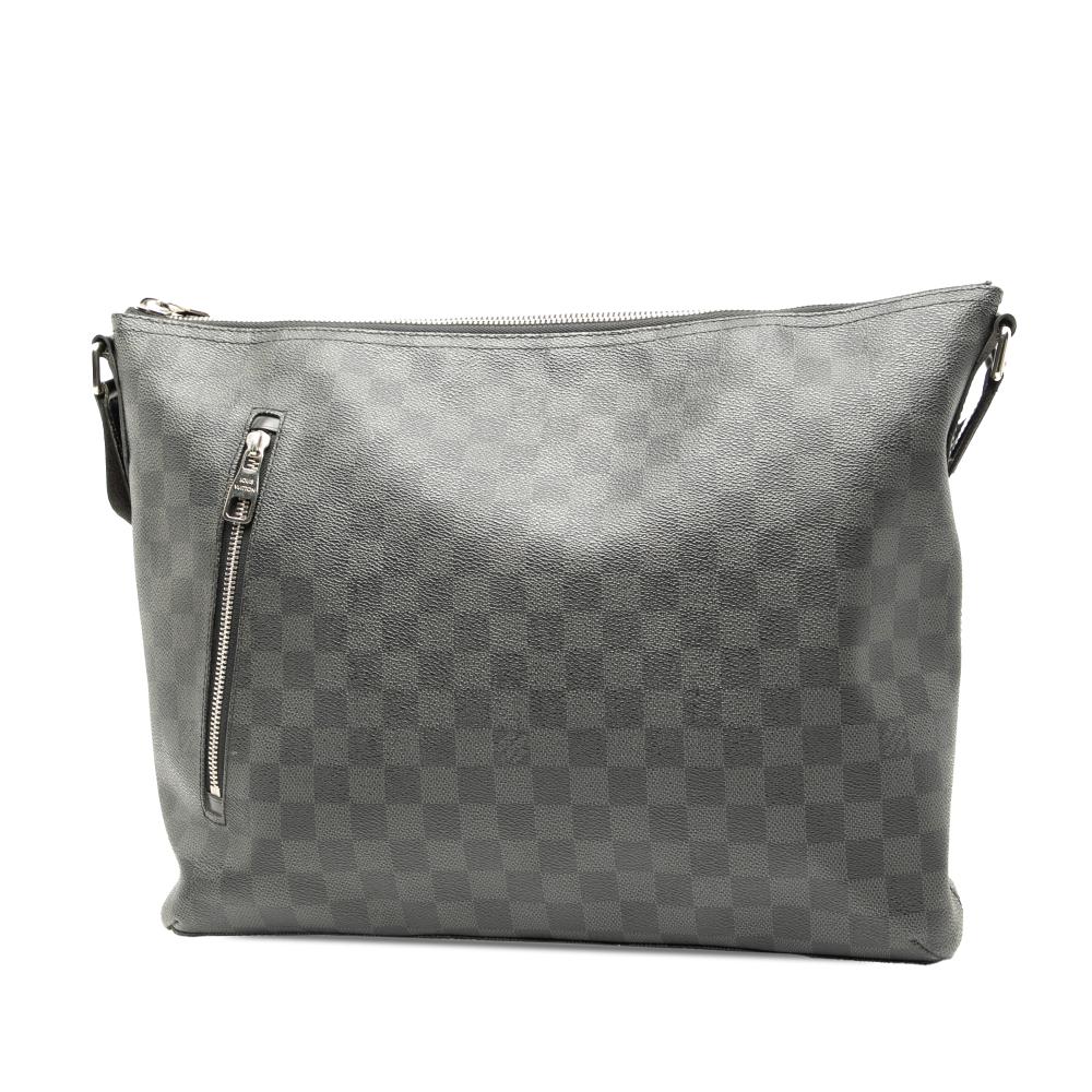Louis Vuitton B Louis Vuitton Black Damier Canvas Fabric Damier Graphite Mick MM France
