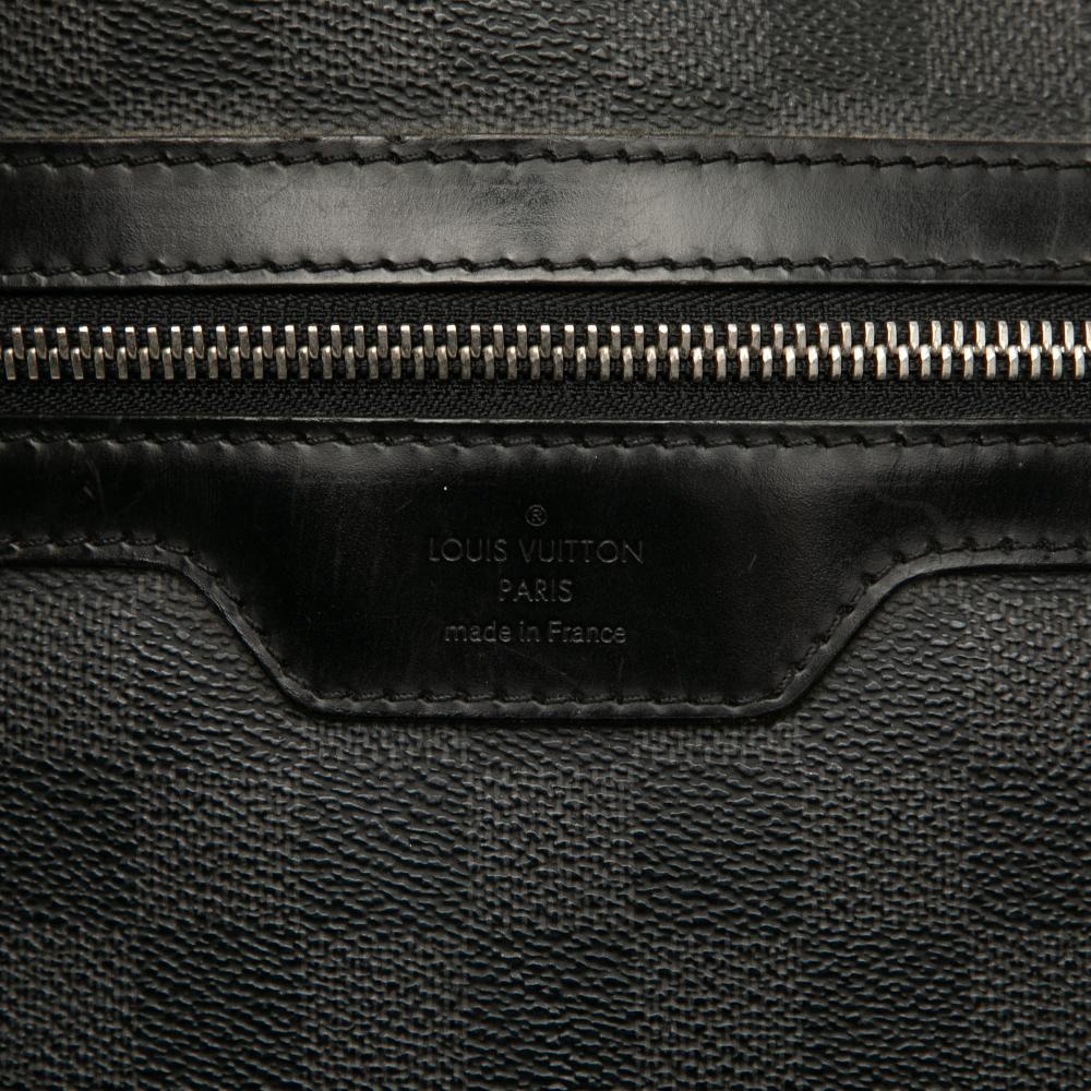 Louis Vuitton B Louis Vuitton Black Damier Canvas Fabric Damier Graphite Mick MM France