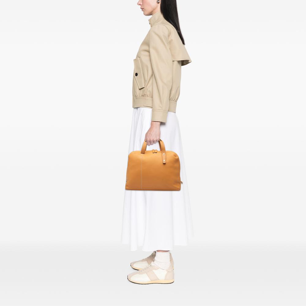 Loewe B LOEWE Brown Caramel Calf Leather Handbag Spain