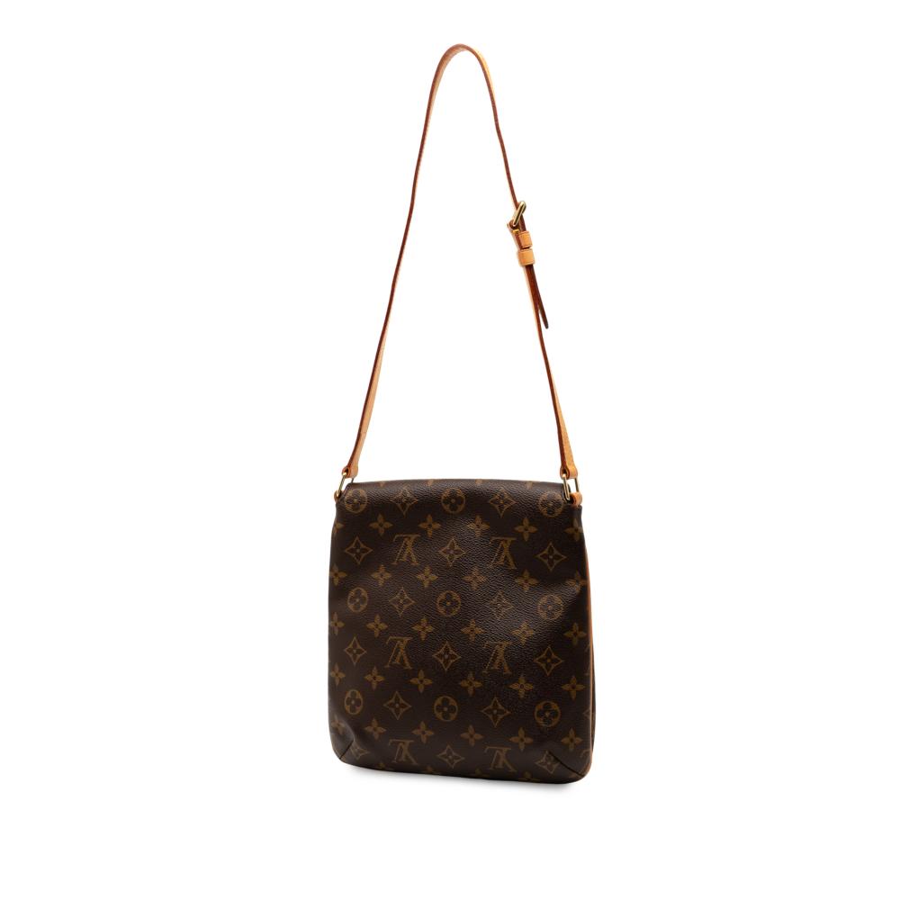 Louis Vuitton B Louis Vuitton Brown Monogram Canvas Fabric Monogram Musette Salsa Short Strap Spain