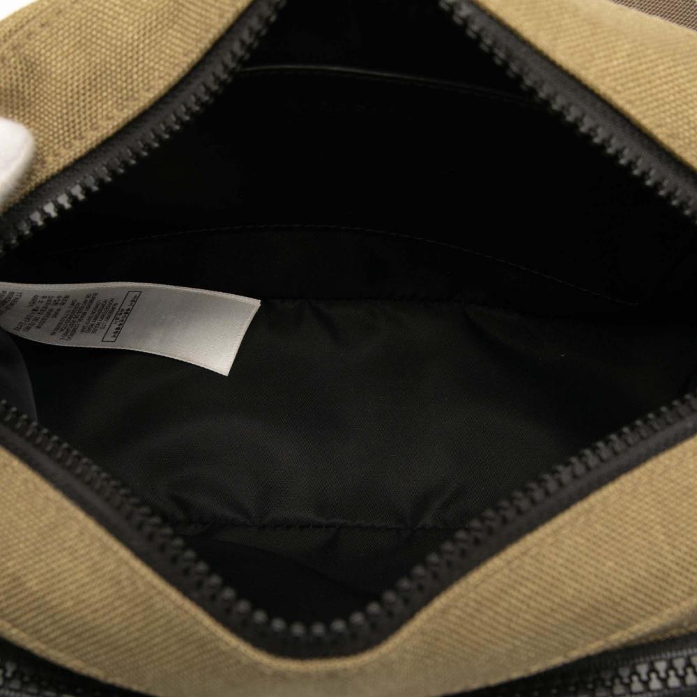 Burberry AB Burberry Brown Dark Khaki Canvas Fabric Paddy Crossbody Italy