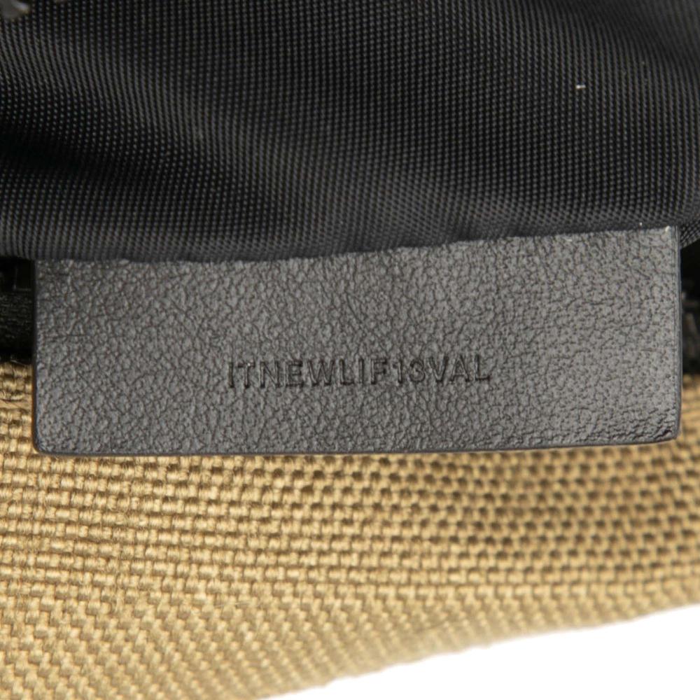 Burberry AB Burberry Brown Dark Khaki Canvas Fabric Paddy Crossbody Italy