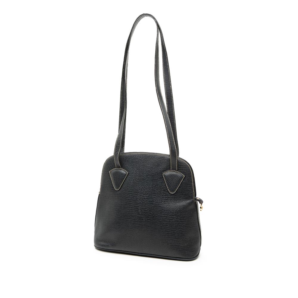 Loewe B LOEWE Black Calf Leather Shoulder Bag Italy