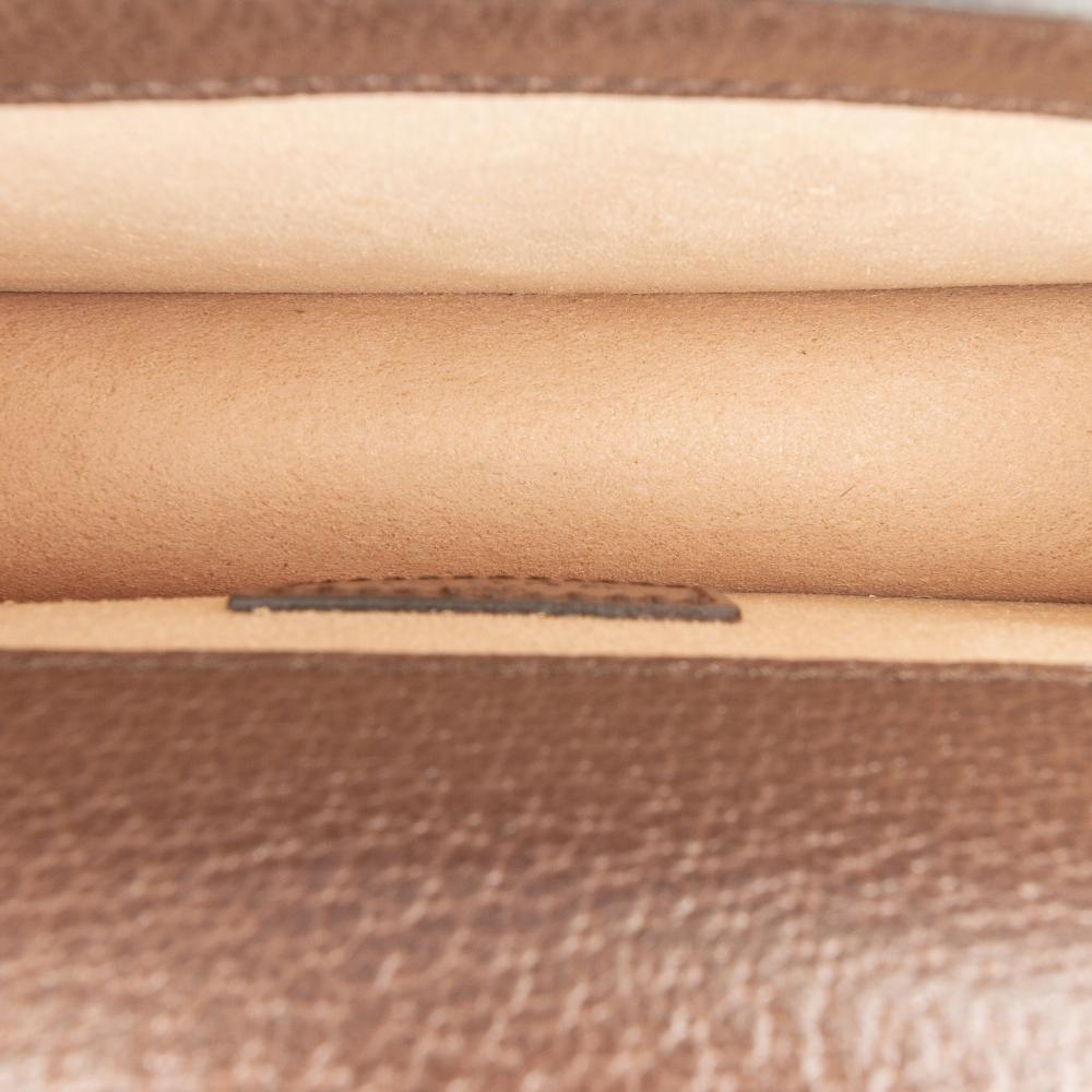 Gucci AB Gucci Brown Beige Coated Canvas Fabric Mini GG Supreme Studs Dionysus Crossbody Italy