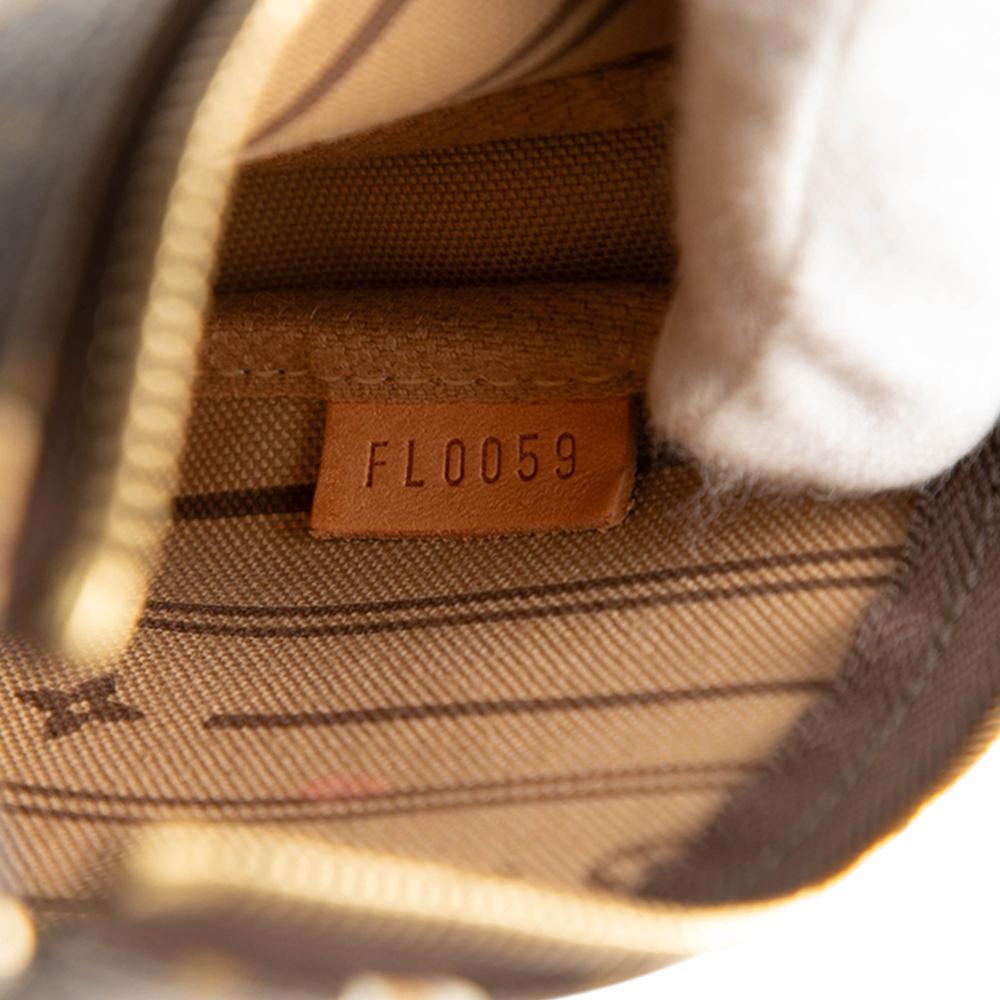 Louis Vuitton B Louis Vuitton Brown Monogram Canvas Fabric Monogram Patch Mini Pochette Accessoires France