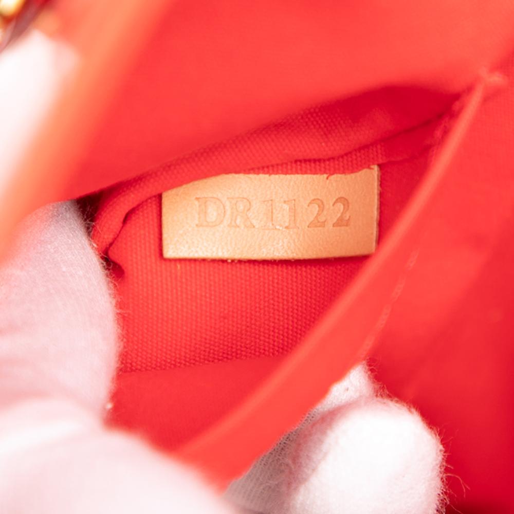 Louis Vuitton AB Louis Vuitton Red Vernis Leather Leather Monogram Vernis Avalon MM France