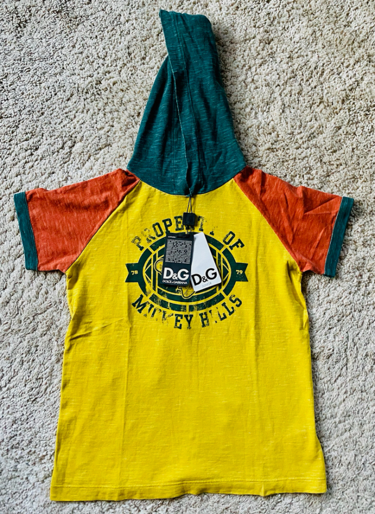 Dolce&Gabbana T-Shirt mit Kapuze, Print