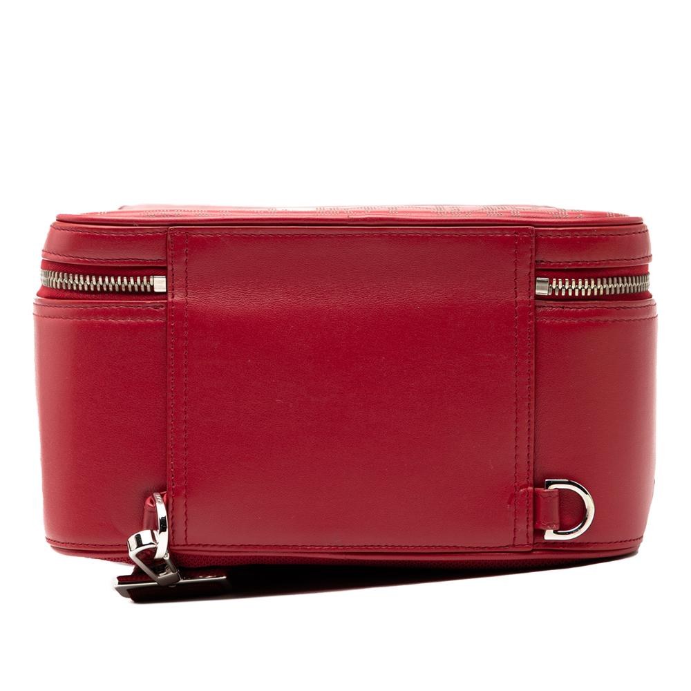 Christian Dior AB Dior Red Calf Leather Oblique Perforated skin Galaxy World Tour Shoe Case Italy