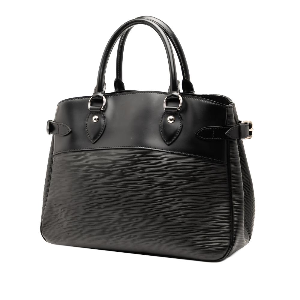 Louis Vuitton B Louis Vuitton Black Epi Leather Leather Epi Passy PM France