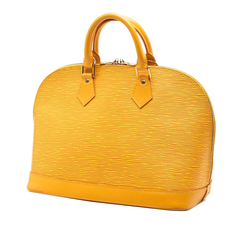 Louis Vuitton B Louis Vuitton Yellow Epi Leather Leather Epi Alma PM France