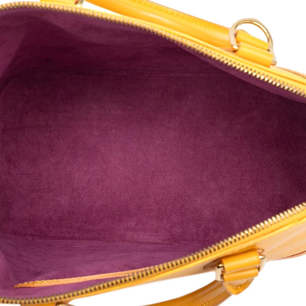 Louis Vuitton B Louis Vuitton Yellow Epi Leather Leather Epi Alma PM France