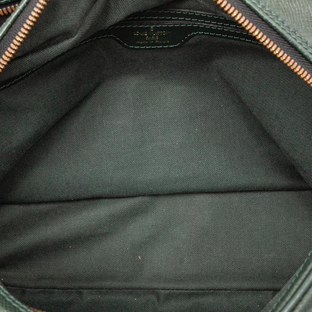 Louis Vuitton B Louis Vuitton Green Dark Green Taiga Leather Leather Taiga Reporter PM France