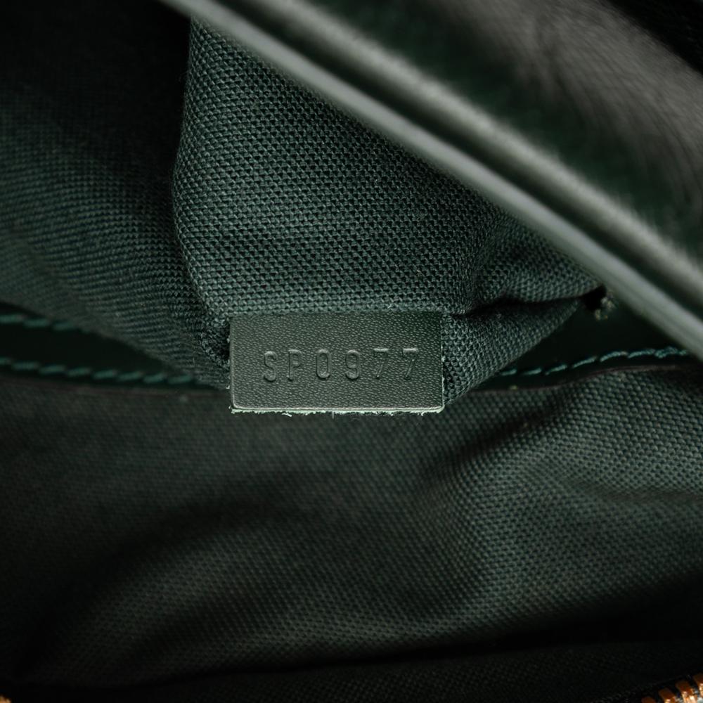 Louis Vuitton B Louis Vuitton Green Dark Green Taiga Leather Leather Taiga Reporter PM France