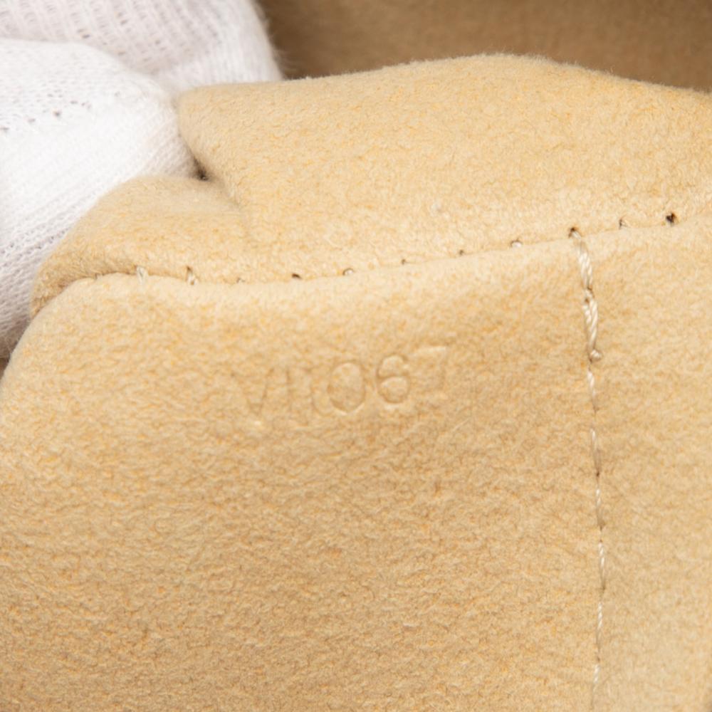 Louis Vuitton B Louis Vuitton White Damier Canvas Fabric Damier Azur Saleya PM France