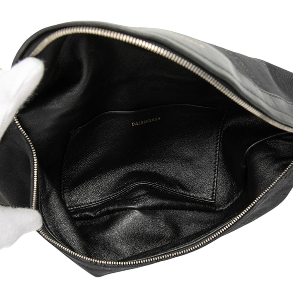Balenciaga B Balenciaga Black Canvas Fabric Souvenir XS Belt Bag Italy