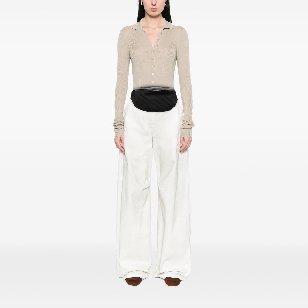 Balenciaga B Balenciaga Black Canvas Fabric Souvenir XS Belt Bag Italy