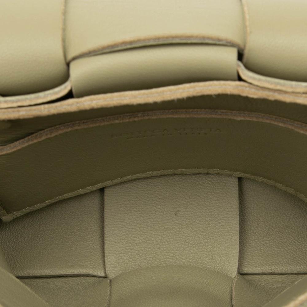 Bottega Veneta Brown Candy Nappa Intrecciato Cassette Crossbody Italy