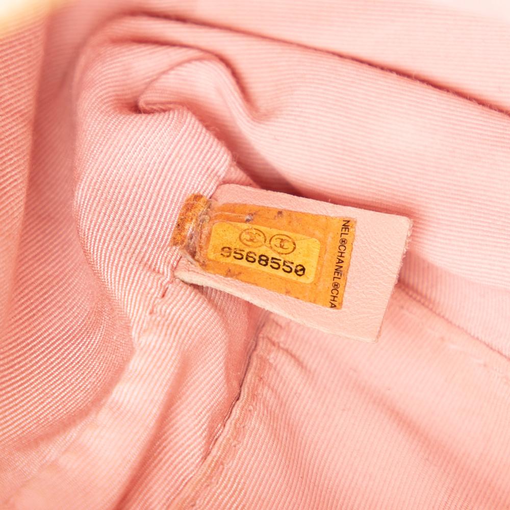 Chanel B Chanel Pink Caviar Leather Leather Petite Caviar Timeless Tote Italy