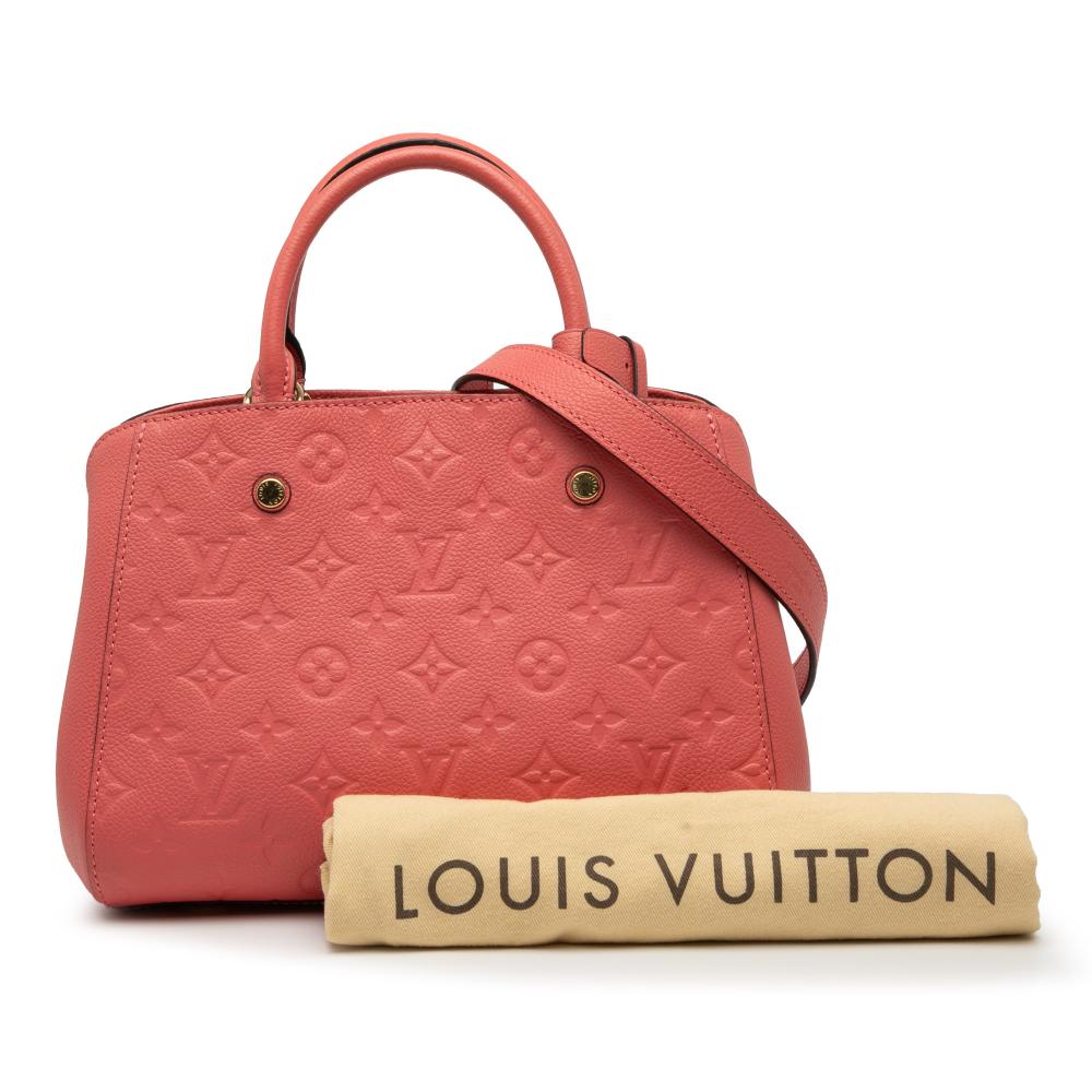 Louis Vuitton B Louis Vuitton Pink Blush Monogram Empreinte Leather Montaigne BB France