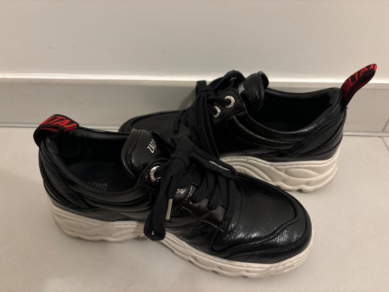 Zadig & Voltaire Sneakers aus Lackleder