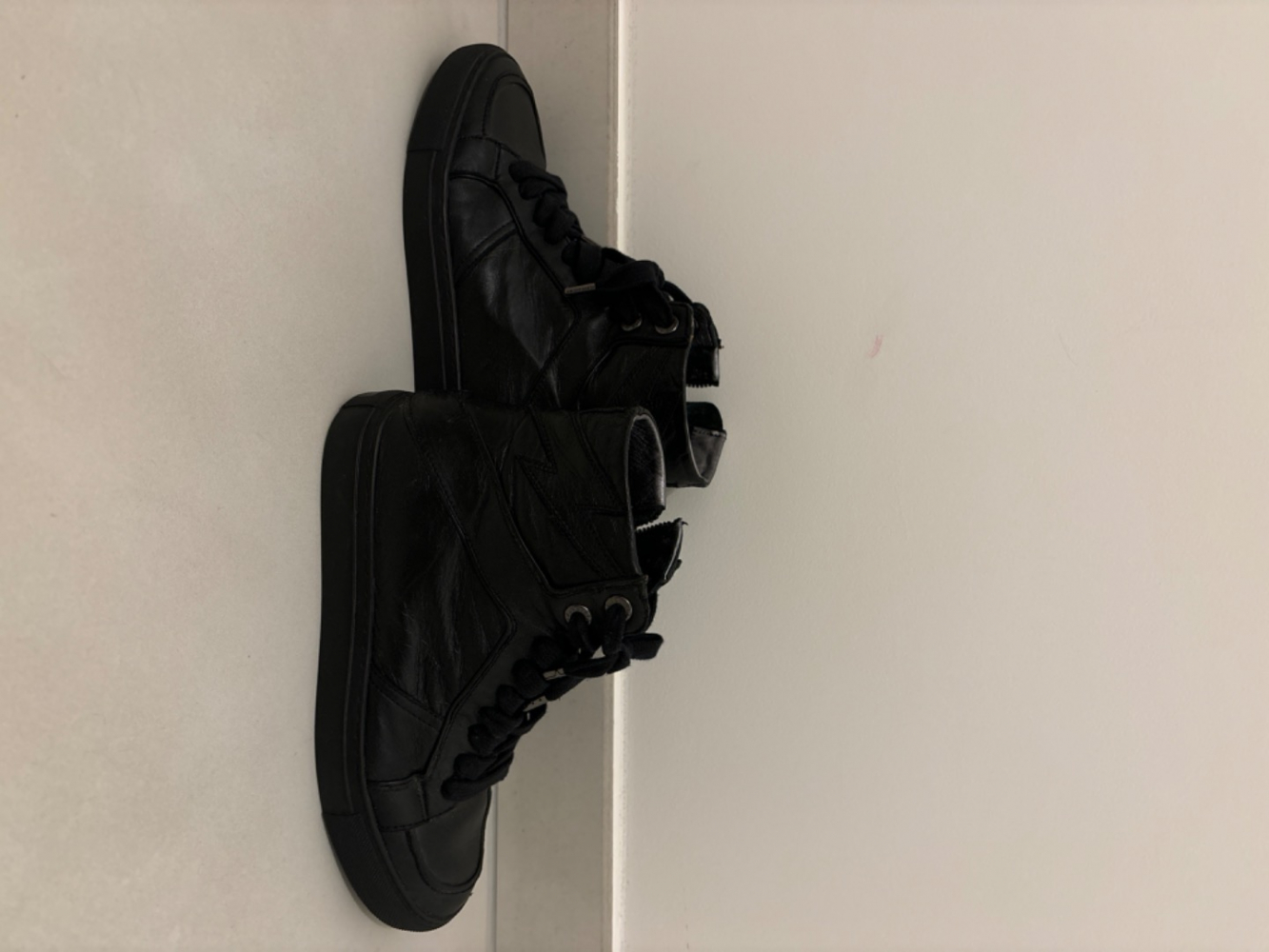 Zadig & Voltaire High Flash schwarze Turnschuhe