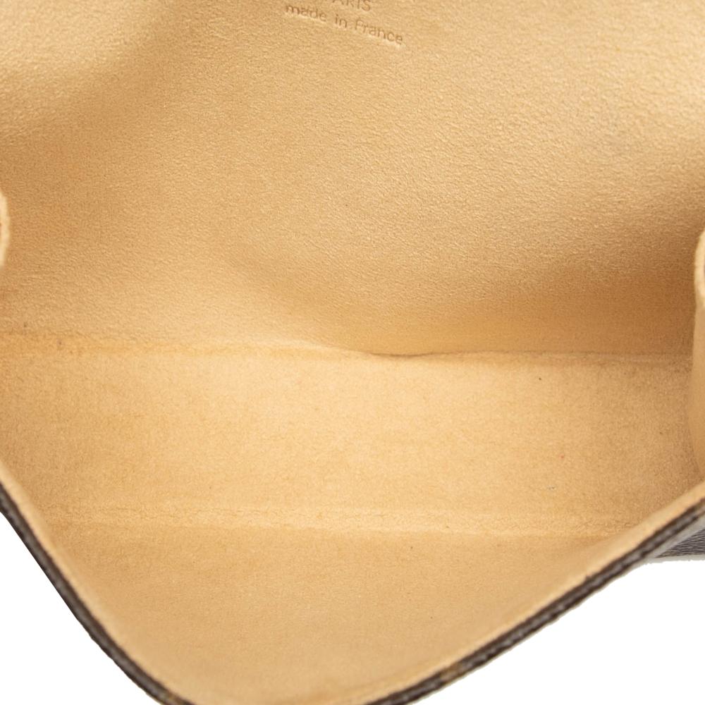 Louis Vuitton B Louis Vuitton Brown Monogram Canvas Fabric Monogram Pochette Florentine France