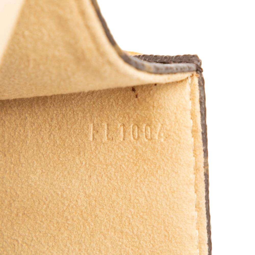 Louis Vuitton B Louis Vuitton Brown Monogram Canvas Fabric Monogram Pochette Florentine France