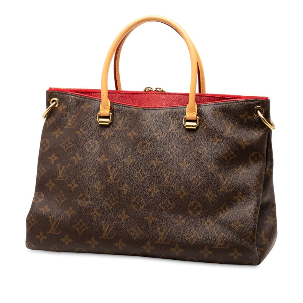 Louis Vuitton B Louis Vuitton Brown Monogram Canvas Fabric Monogram Pallas MM Spain