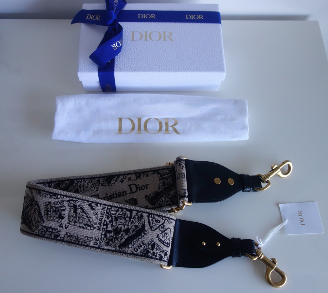 Christian Dior Bestickter Dior-Schulterriemen
