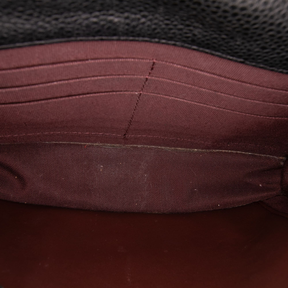 Chanel WOC Caviar Leather Quilted Flap Crossbody Black