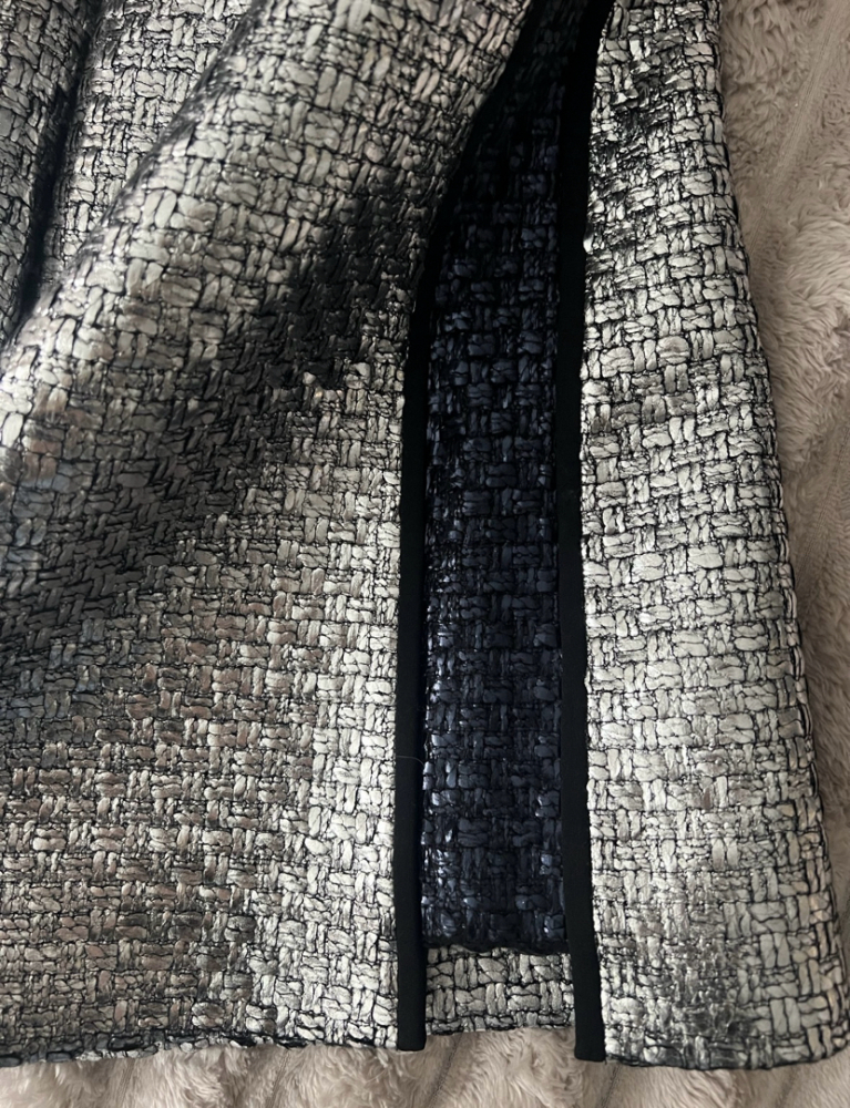 MSGM Silberner Rock Größe M