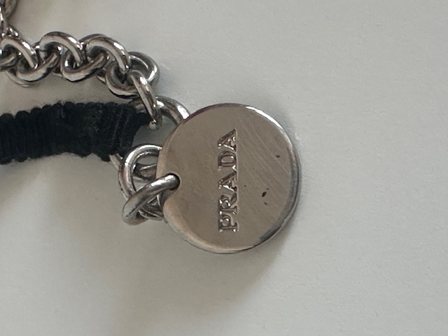 Prada Necklace with letter A pendant