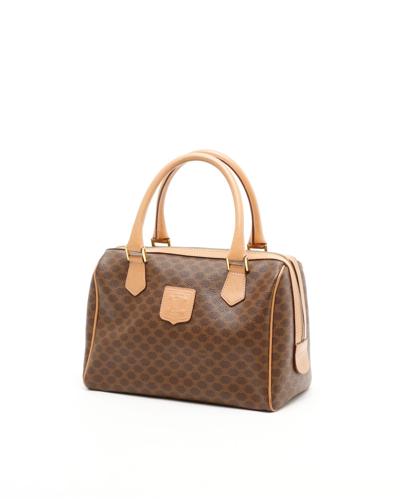 Celine Céline Macadam Bandoulière Boston Bag