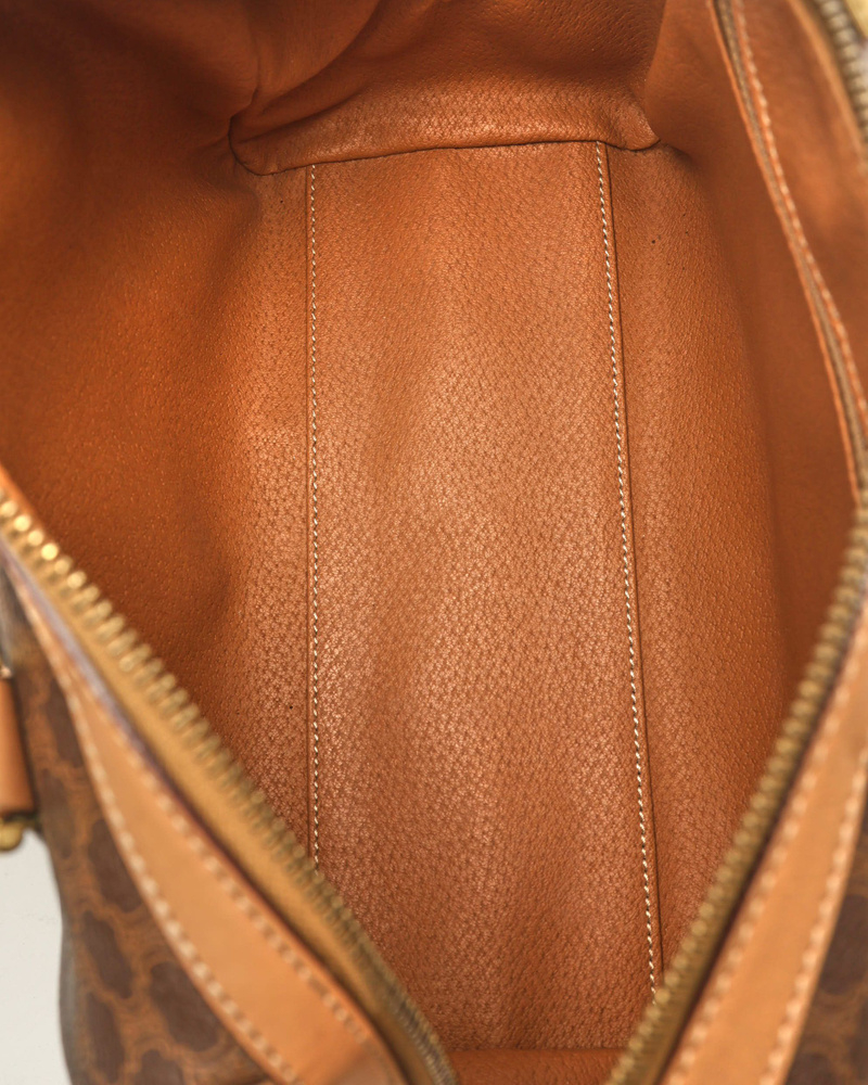 Celine Céline Macadam Bandoulière Boston Bag