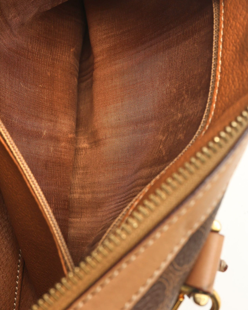 Celine Céline Macadam Bandoulière Boston Bag