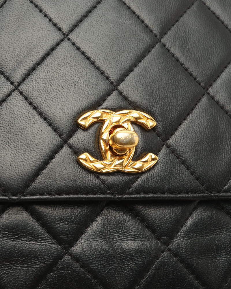 Chanel CC Quilted Large Square Camera Bag