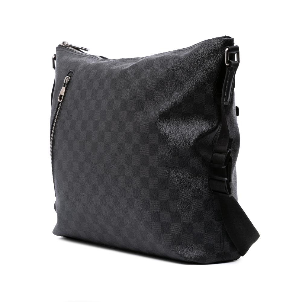Louis Vuitton B Louis Vuitton Black Damier Canvas Fabric Damier Graphite Mick MM France